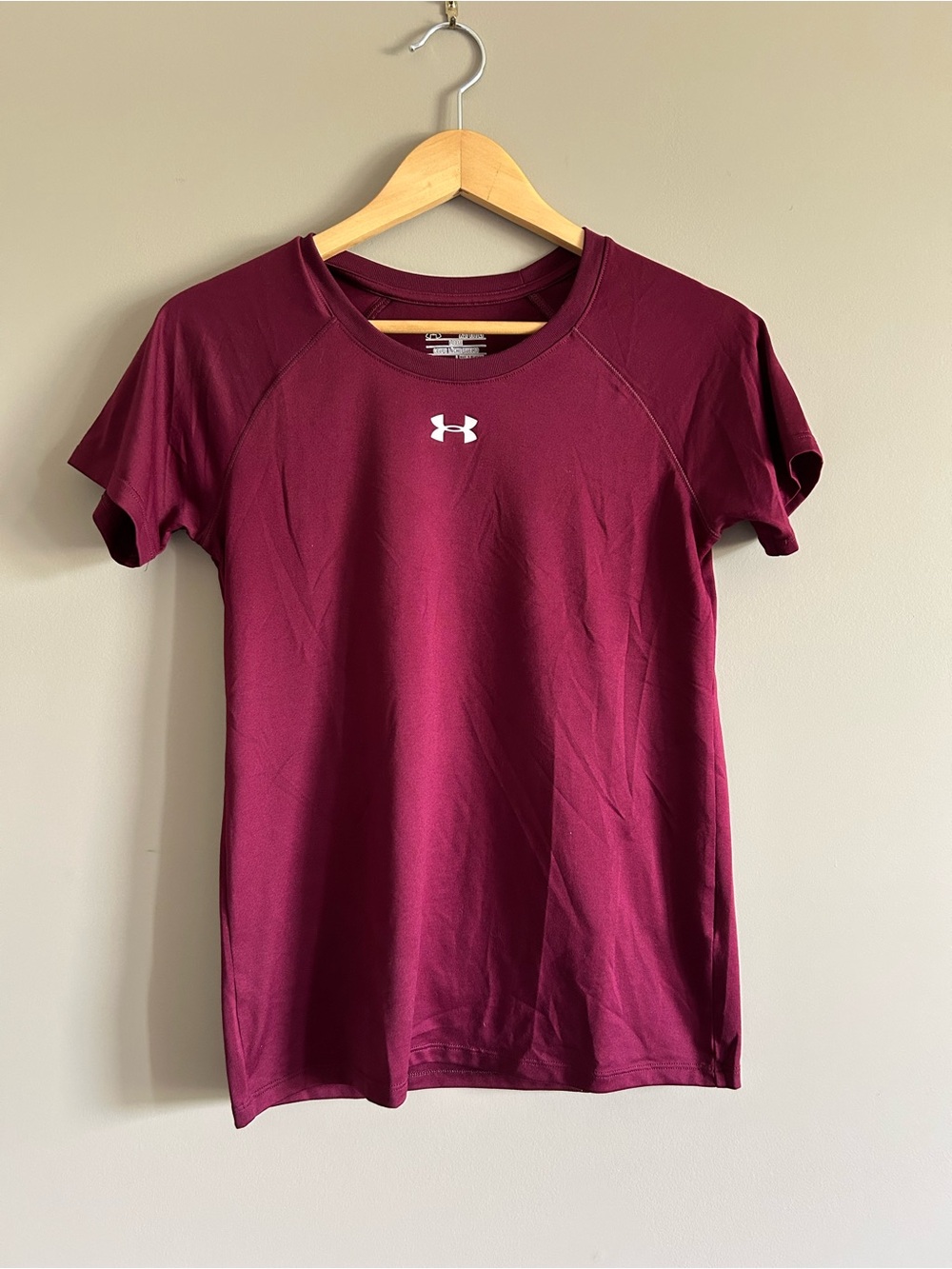 Under Armour Maroon HeatGear Performance Top